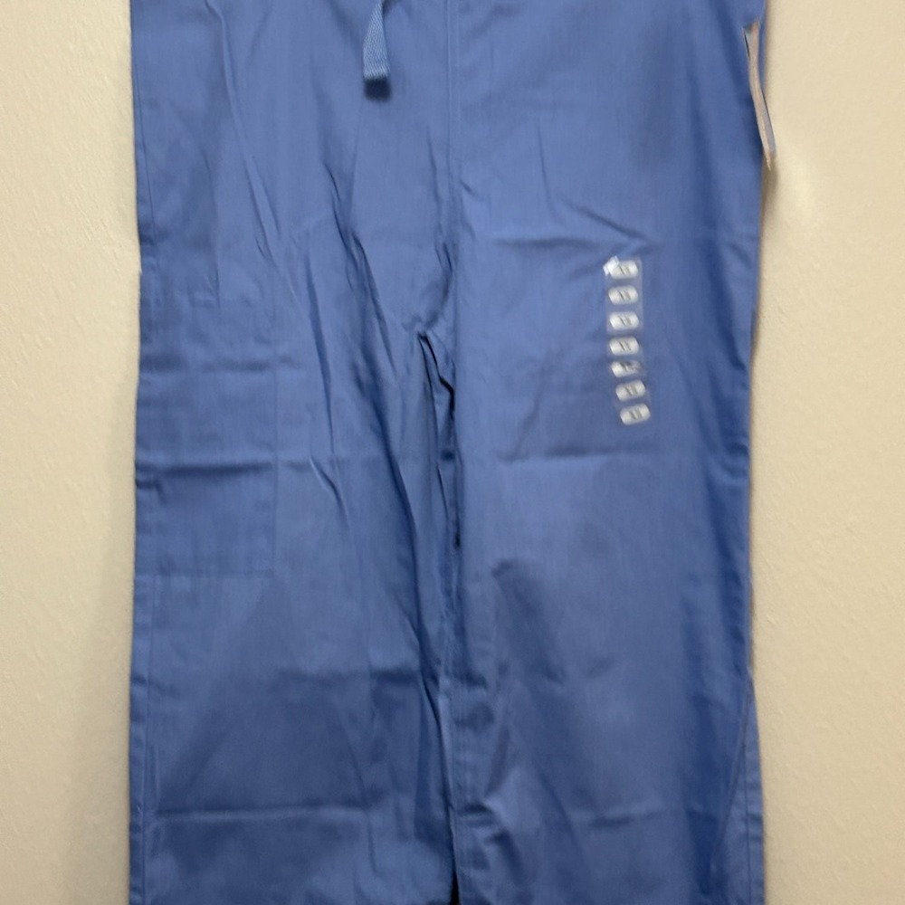 Cherokee Workwear 4100 Scrub Pants Unisex XS Ciel Blue Drawstring Cargo NWT